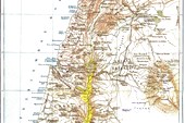 001-Русская карта Палестины-Брокгауз и Ефрон